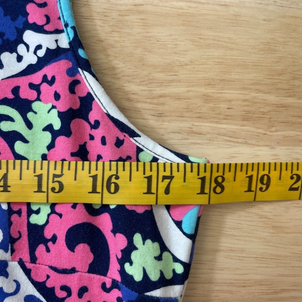 Talbots Womens Blue Pink Floral Paisley Sleeveless Keyhole Maxi Dress Medium - Picture 8 of 9